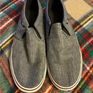 Vans Men's Charcoal Slip-On Sneakers